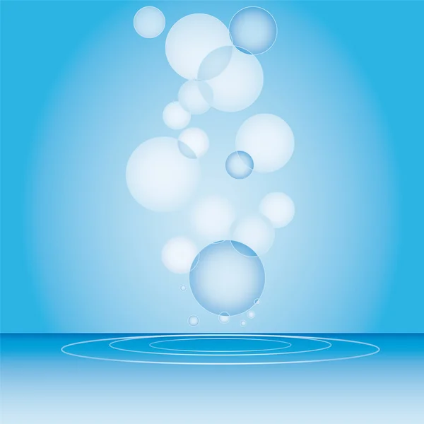 Bubliny vektorové ilustrace — Stockový vektor