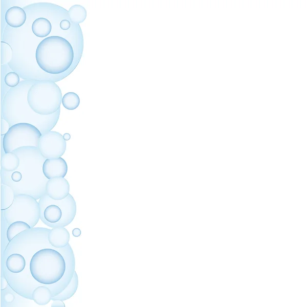 Burbujas vector ilustración — Vector de stock