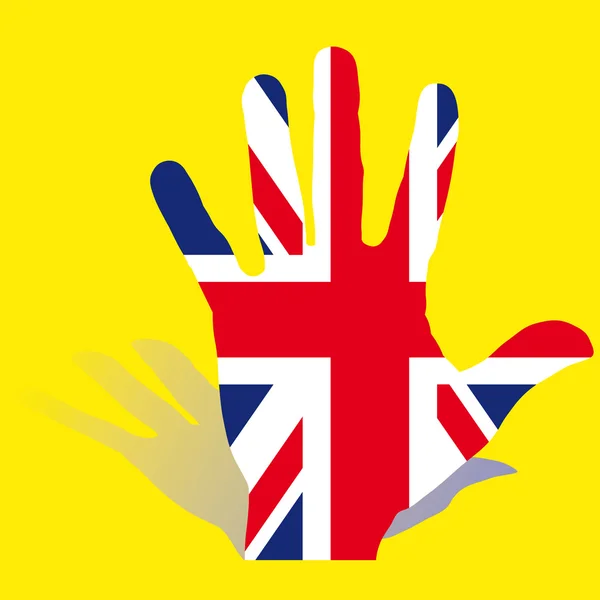 Vektor vlajky Spojeného království — Stockový vektor