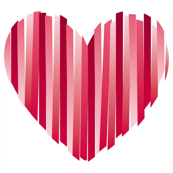 Herz Vektor Illustration Symbole Symbole Valentinstag — Stockvektor
