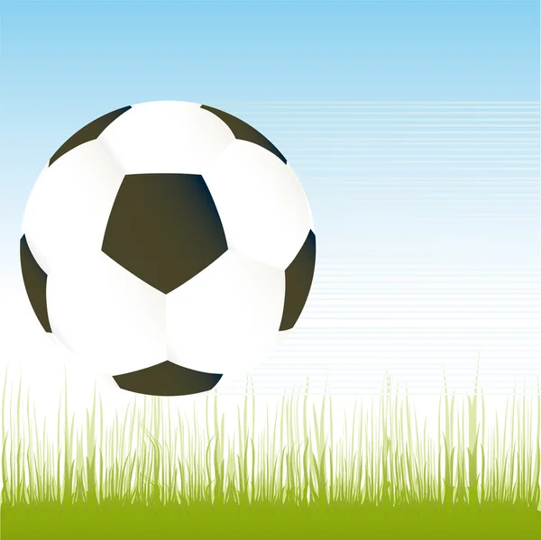 Vektor Fußball Spiel Ball Illustration Weltmeisterschaft — Stockvektor