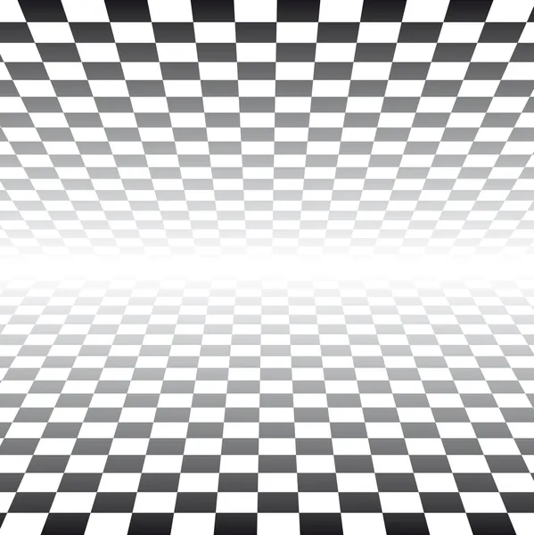 Hintergrund der Schachbrettmuster - Vektorillustration — Stockvektor