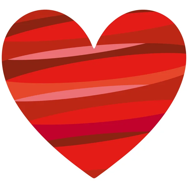 Символы векторной иллюстрации сердца День Святого Валентина — стоковый вектор