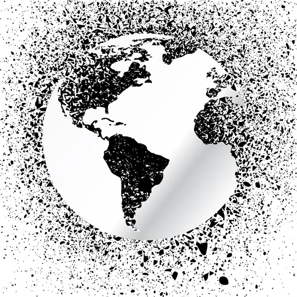 Illustration vectorielle concept Globe — Image vectorielle