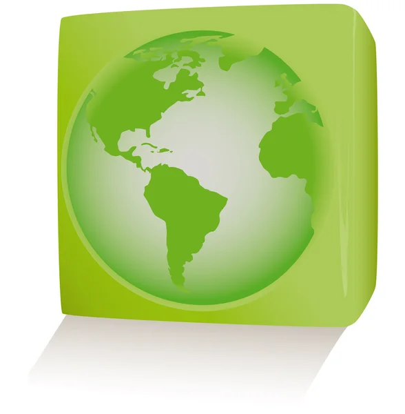 Globe concept icon web internet vector illustration — Stock Vector