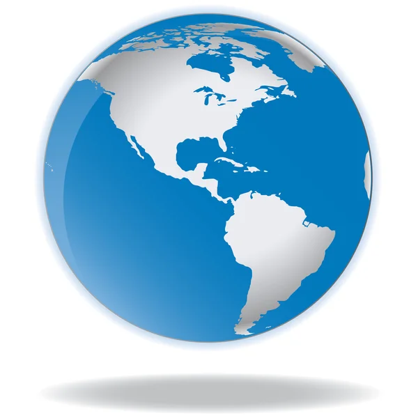 Globe koncept ikonu web internet vektorové ilustrace — Stockový vektor