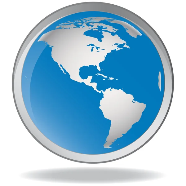 Glob ikona koncepcja web internet ilustracji wektorowych — Wektor stockowy