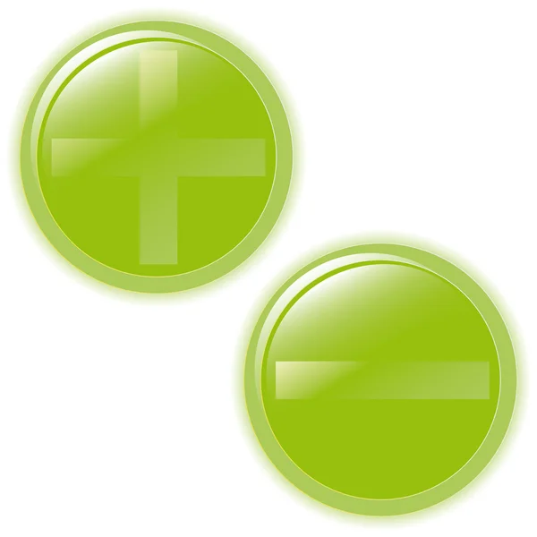 Vector illustratie groene zeepbel op wit — Stockvector