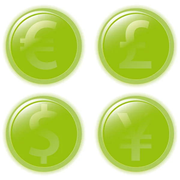 stock vector MONEY Vector illustration green bubble on white