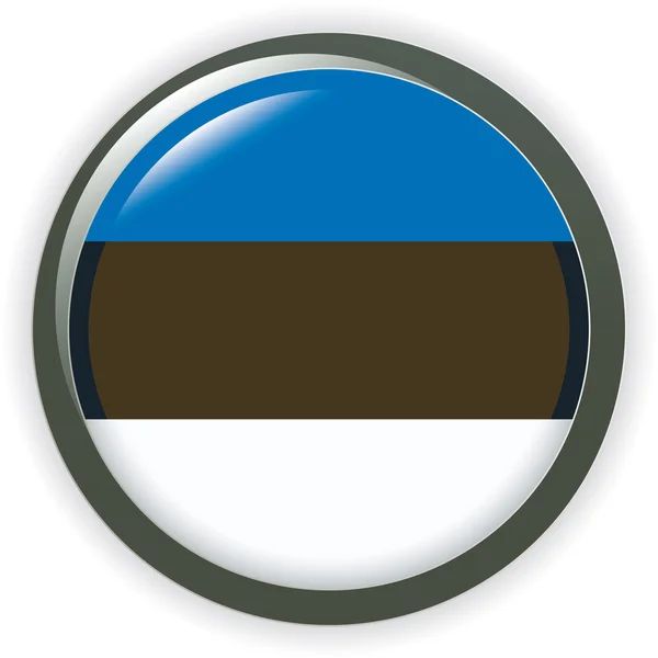 Orb letonia vlag vectorillustratie knop 3d — Stockvector