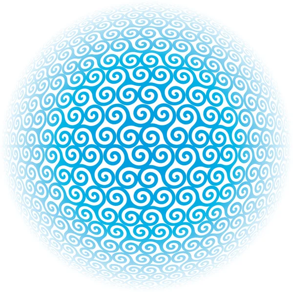 Triskeles-완벽 한 패턴 배경 벡터 — 스톡 벡터