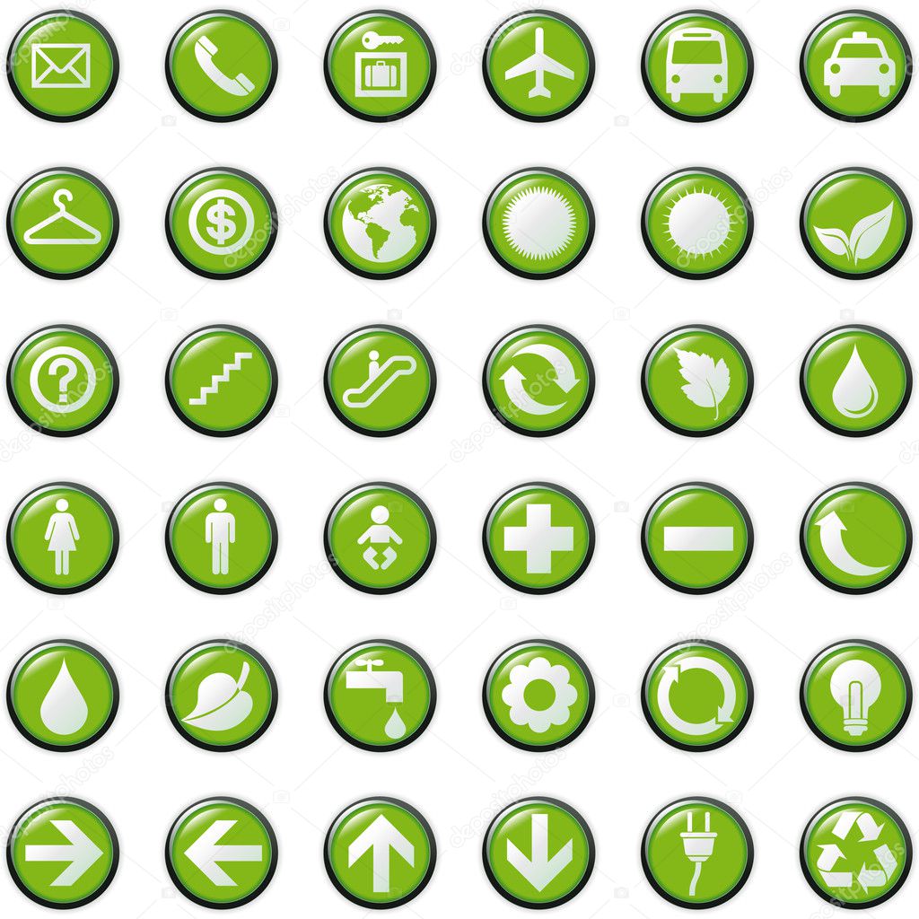 Web computer bubble Icons, Vector File pictogram