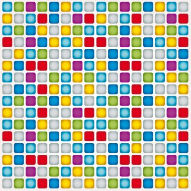 Abstract mosaic vector composition background clipart