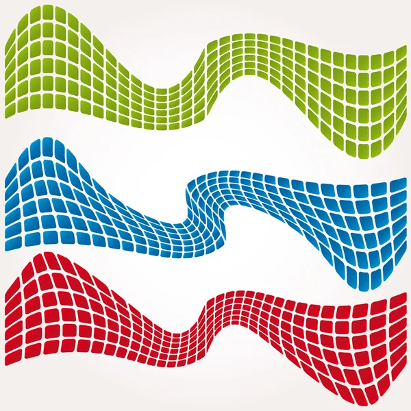 Abstrakte Mosaik-Vektorzusammensetzung Hintergrund — Stockvektor
