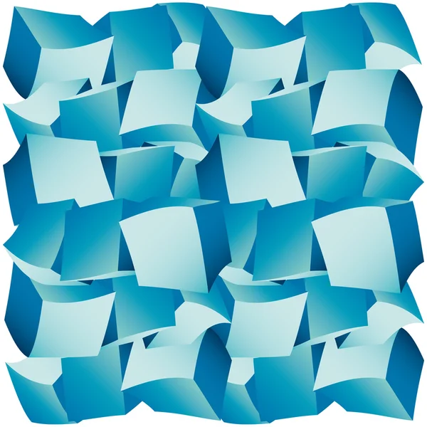 3d composition of cubes vector illustration — Stock Vector