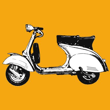 Scooter vector illustration clipart