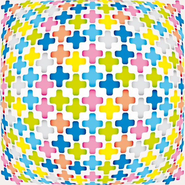 Vektor illustration mosaik abstrakt bakgrund — Stock vektor