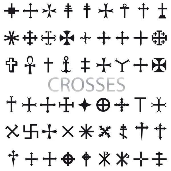 Хрест вектор — стоковий вектор