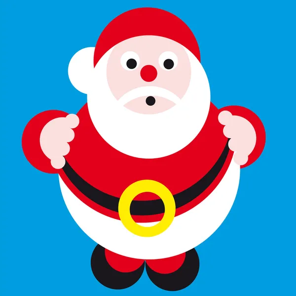 Christmas. Santa Claus Vector Illustration — Stock Vector