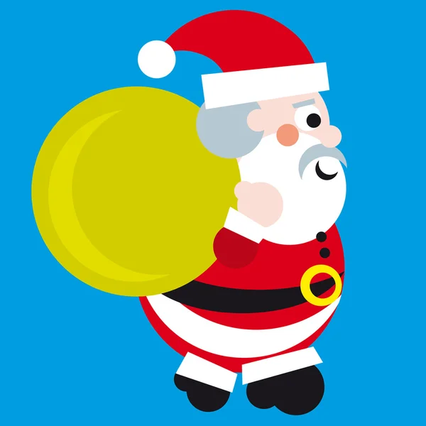 Weihnachten. Weihnachtsmann-Vektor-Illustration — Stockvektor