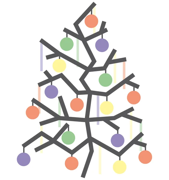 Vánoční stromeček vektor — Stockový vektor