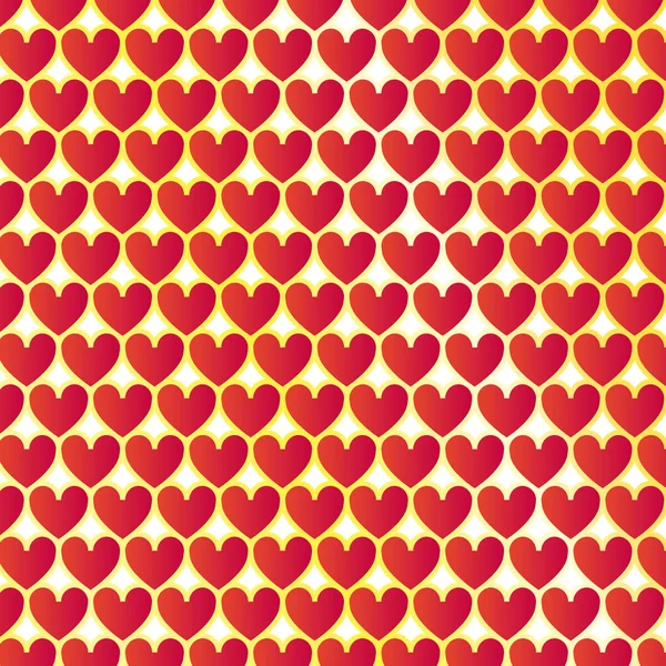 Illustration d'un fond rose motif coeur — Image vectorielle