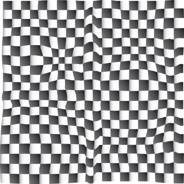 Black and white chessboard clipart