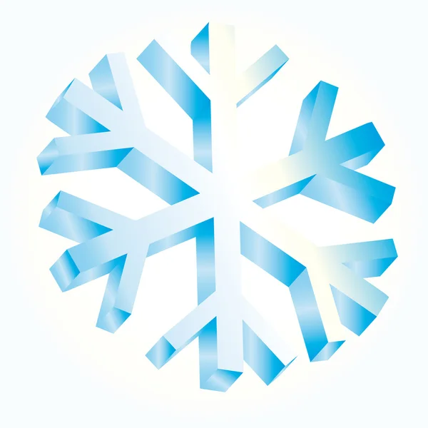 Étoile neige glace noël — Image vectorielle