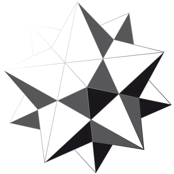 キューブのベクトル図の 3d コンポジション — ストックベクタ