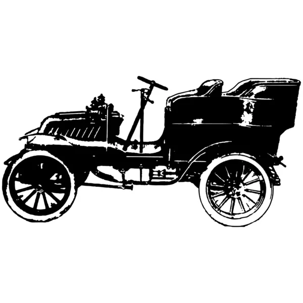Illustration vectorielle de voiture ancienne minuterie — Image vectorielle