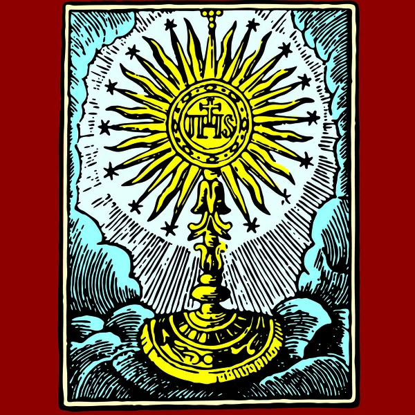 Illustration d'un symbole chrétien traditionnel — Image vectorielle