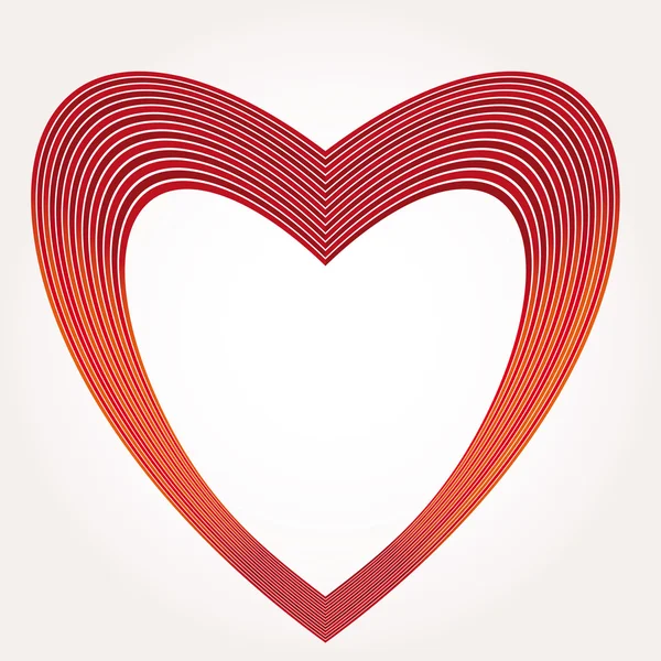 Символы векторной иллюстрации сердца День Святого Валентина — стоковый вектор