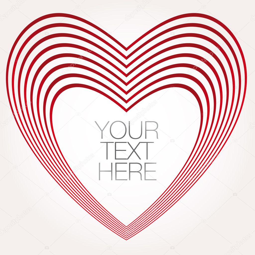Heart Vector Illustration icons symbols Valentine day