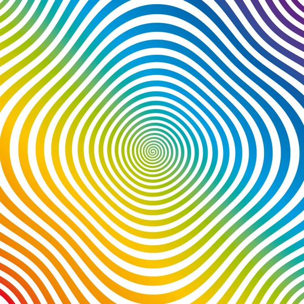 Fond abstrait avec spirale abstraite, illustration vectorielle — Image vectorielle