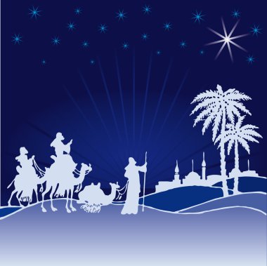 Wise men vector clipart