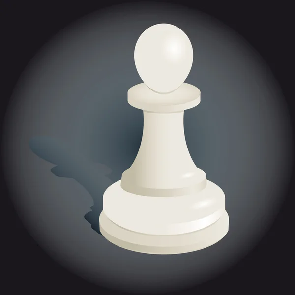 チェスのポーンのベクトル. — ストックベクタ