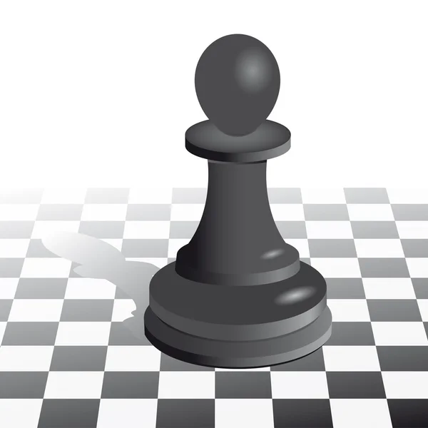 Шахматная пешка . — стоковый вектор
