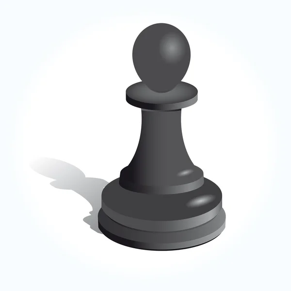Šachový pěšec vektor. — Stockový vektor