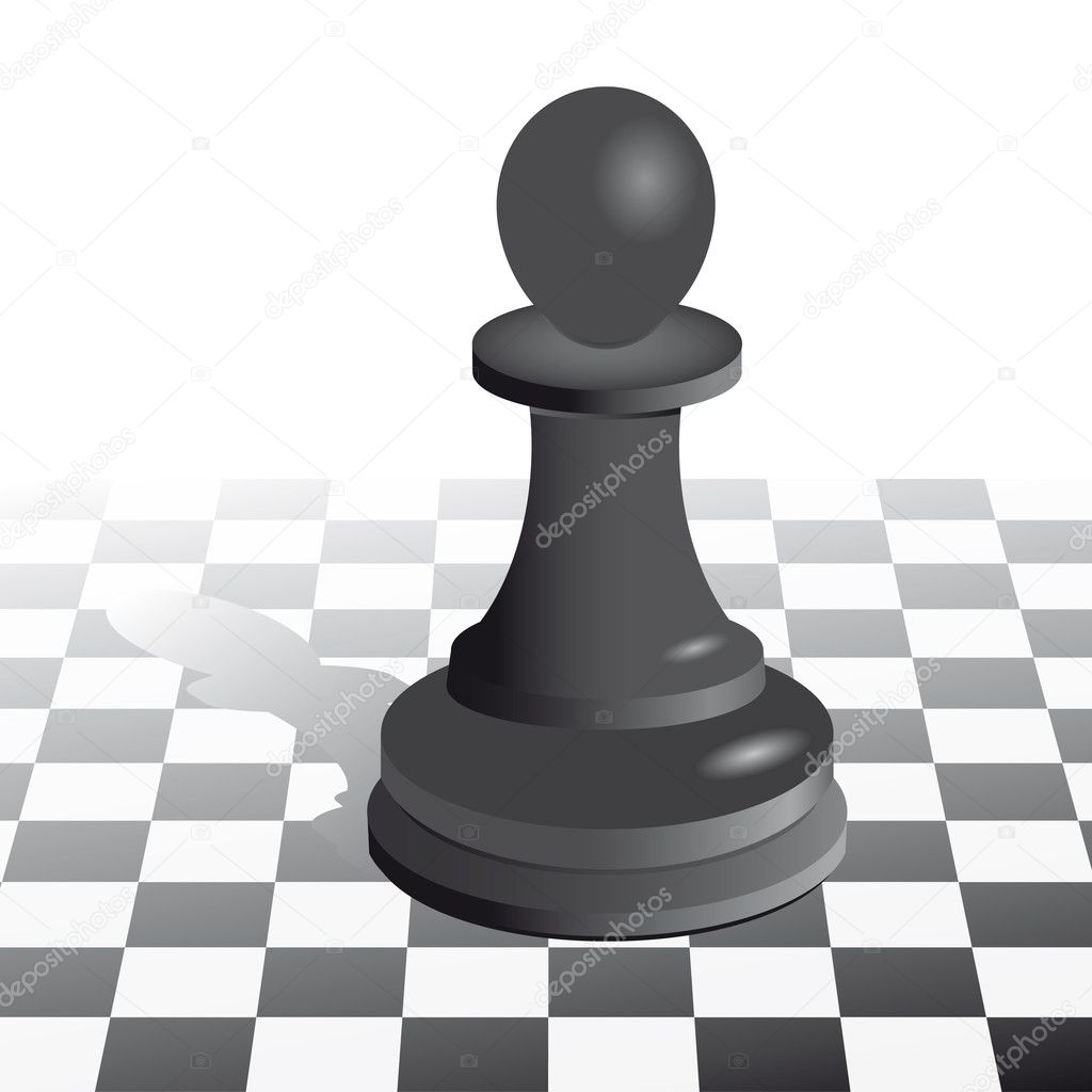 Chess Pawn Vector. — Stock Vector © alvaroc #3677530