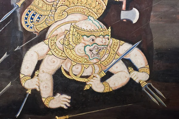 Il murale di Ramayana — Foto Stock