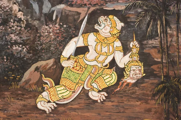 The mural of Ramayana — Stock Photo, Image