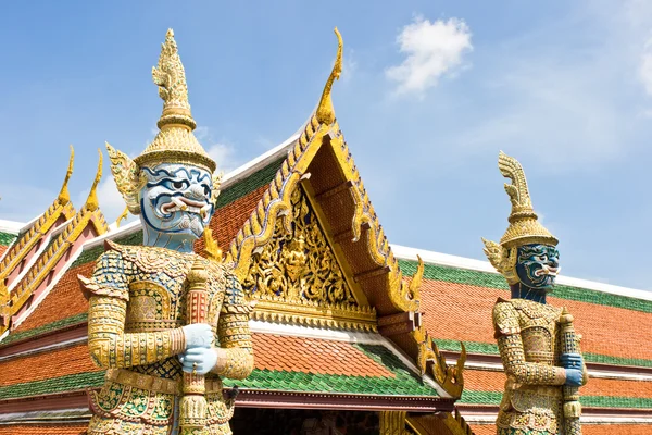 Opiekun statua wat phra Kaew w Bangkoku — Zdjęcie stockowe