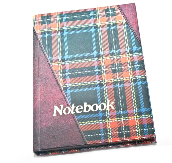 Isolated colored notebook on white. — Stock Photo, Image