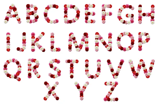 stock image Alphabetical letter flowers