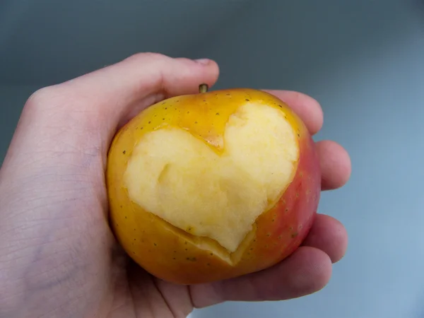 Αγάπη μήλα — Φωτογραφία Αρχείου
