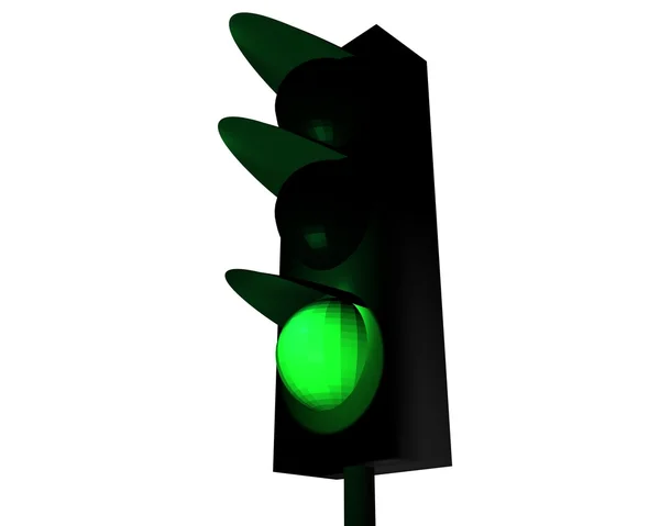Luz verde — Foto de Stock