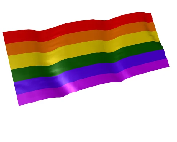 Bandeira gay — Fotografia de Stock