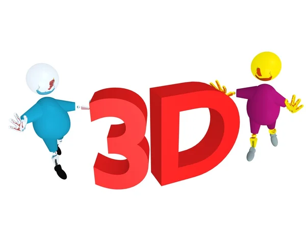 3D — Fotografia de Stock