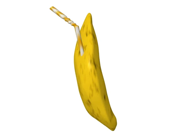 Sumo de banana — Fotografia de Stock