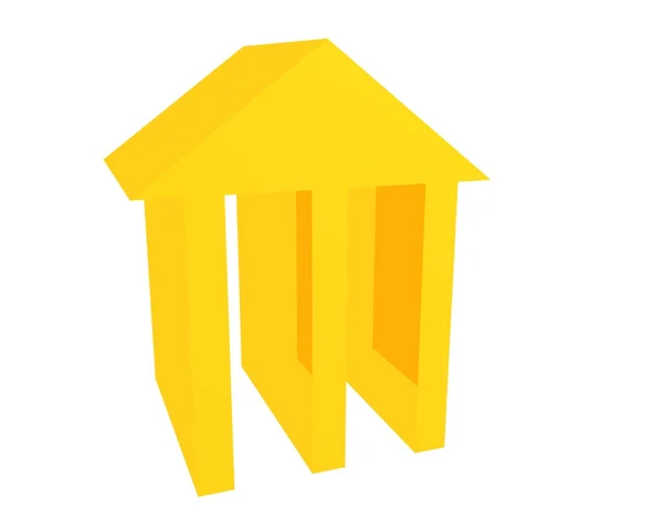 Gouden huis — Stockfoto